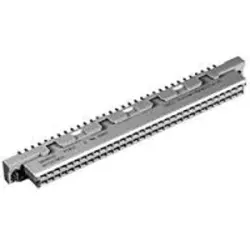 Female connector, type B, 64 pole, a-b, pitch 2.54 mm, solder pin, straight, gold-plated, 1-1393641-4