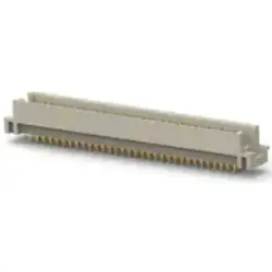 Male connector, type R, 96 pole, a-b-c, pitch 2.54 mm, solder pin, straight, gold-plated, 2-1393659-8