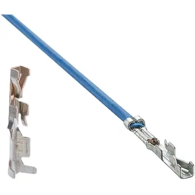 Receptacle, 0.1-0.25 mm², crimp connection, tin-plated, 3111 01 L - 1