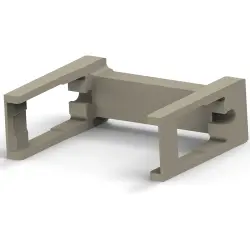 Strain relief clamp for female connectors, 1-100103-0