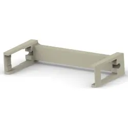 Strain relief clamp for female connectors, 2-100103-0