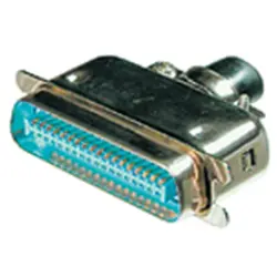 Centronics plug, 24 pole, solder cup, A-57/24 M