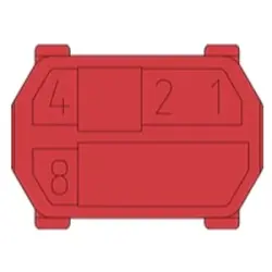 Coding element for male connectors, 243-8012