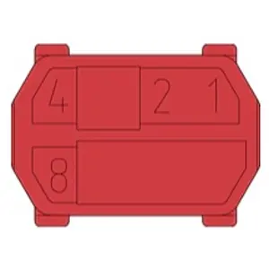 Coding element for male connectors, 243-8012 - 1