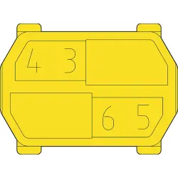 Coding element for male connectors, 243-8031