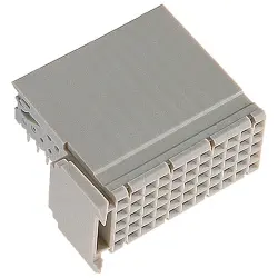 Female connector, 55 pole, pitch 2 mm, angled, 244-31300-15