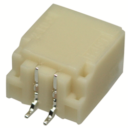 Pin header, 4 pole, pitch 1 mm, angled, natural, SM04B-SRSS-TB (LF)(SN)