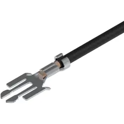 Connection cable, 200 mm, SKEDD straight to 3 mm stripped straight, AWG 16, 49111050015