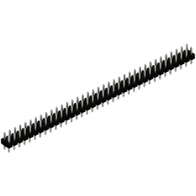 Pin header, 72 pole, pitch 2.54 mm, straight, black, SLL P2 082 72 Z - 1