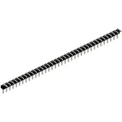 Pin header, 36 pole, pitch 2.54 mm, angled, black, SLL P3 041 36 Z