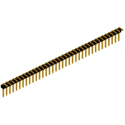 Pin header, 36 pole, pitch 2.54 mm, straight, black, SLL P3 069 36 G - 1