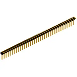 Pin header, 36 pole, pitch 2.54 mm, straight, black, SLL P3 069 36 G