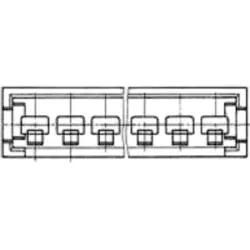 Plug housing, 8 pole, 280631