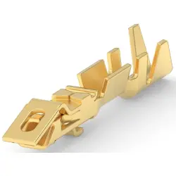 Receptacle, AWG 26-20, crimp connection, gold-plated, 926963-2