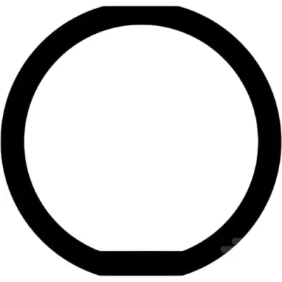 Seal, black, for connector, 16-04477 - 1