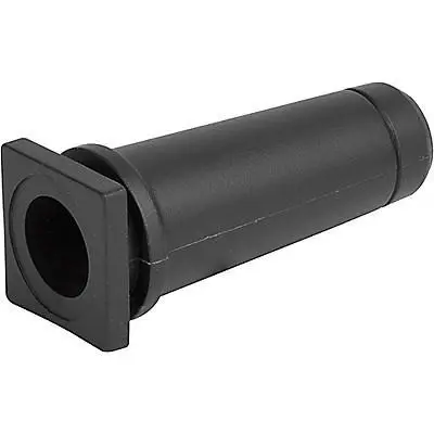 Cable grommet, cable Ø 8 mm, L 37.5 mm, PVC, black, 4311.9320 - 1