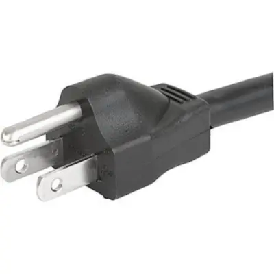 Power cord, North America, plug type B, straight on C13 socket, straight, SJT 3 x AWG 18, black, 1.5 m, 6051.2061 - 1