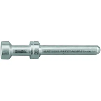 Pin contact, 0.5 mm², AWG 20, crimp connection, silver-plated, T2030001005-000 - 1