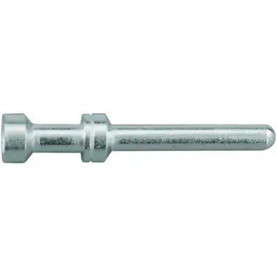 Pin contact, 4.0 mm², AWG 12, crimp connection, silver-plated, T2030001040-000 - 1
