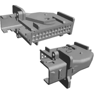 Enclosure cover, 26 pole, for Micro Quadlok series, 144934-2 - 1