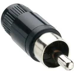RCA plug, Cinchstecker, 2 A, löten
