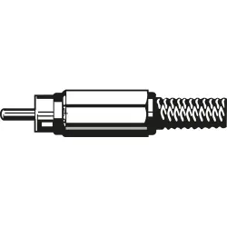 RCA plug, Cinchstecker, löten, Kabelmontage, 31KG/RT