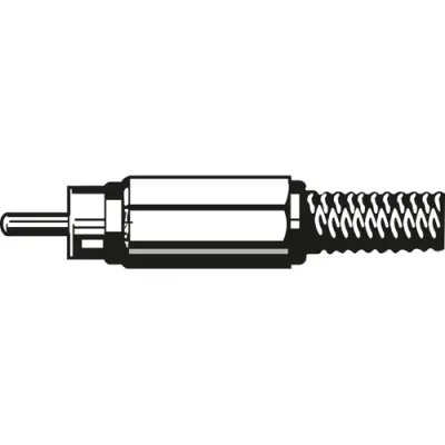 RCA plug, Cinchstecker, löten, Kabelmontage, 31KG/RT - 1