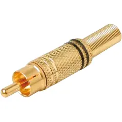 RCA plug, Cinchstecker, löten, Kabelmontage, 0101006