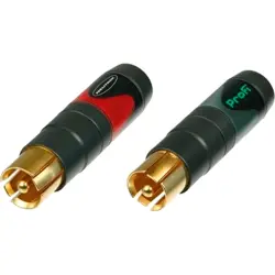 RCA plug, Cinchstecker, 16 A, löten