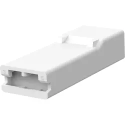 Insulating housing for 6.35 mm, 1 pole, PP, UL 94HB, natural, 735075