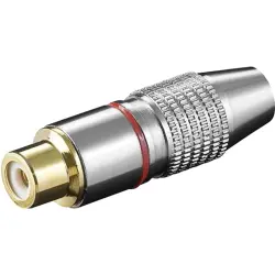 RCA jack, Cinchkupplung, löten, Kabelmontage
