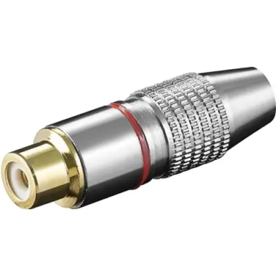 RCA jack, Cinchkupplung, löten, Kabelmontage - 1