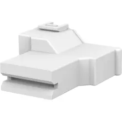 Insulating housing for 6.35 mm, 1 pole, PA, UL 94V-0, white, 1969507-9