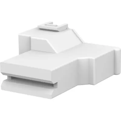 Insulating housing for 6.35 mm, 1 pole, PA, UL 94V-0, white, 1969507-9 - 1