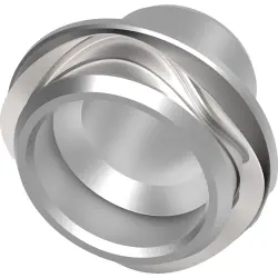 Shielding sleeve, 1 pole, for connector, 2141809-3