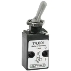 3/2-way NC poppet valve, 0-12 bar, 74.001