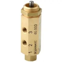 3/2-way NC poppet valve, 0-12 bar, 46.000