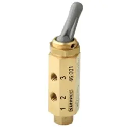3/2-way NC poppet valve, 0-12 bar, 46.001