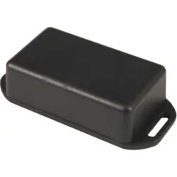 ABS enclosure, (L x W x H) 35 x 35 x 20 mm, black (RAL 9005), IP54, 1551MFLBK