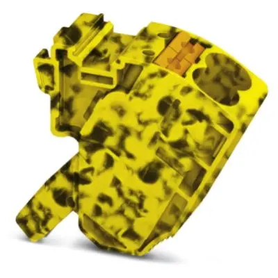 Pick off terminal block, 57 A, 1500 V, 3260154, AGK 10-PTPOWER BK/YE - 1
