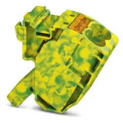 Pick off terminal block, 57 A, 1500 V, 3260151, AGK 10-PTPOWER GN/YE