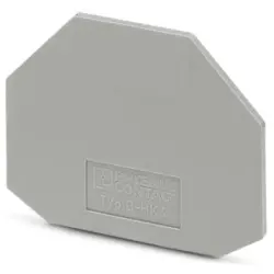 End cover for terminal block, 2002022