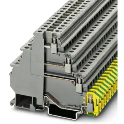 Motor connection terminal, screw connection, 0.2-4.0 mm², 7 pole, 19 A, 6 kV, gray, 3011041 - 1