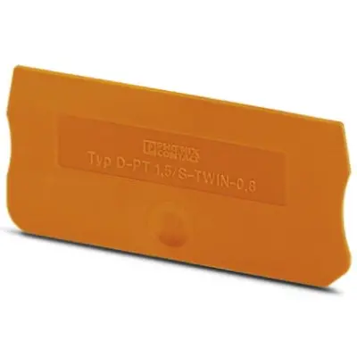 End cover for terminal block, 1029571 - 1