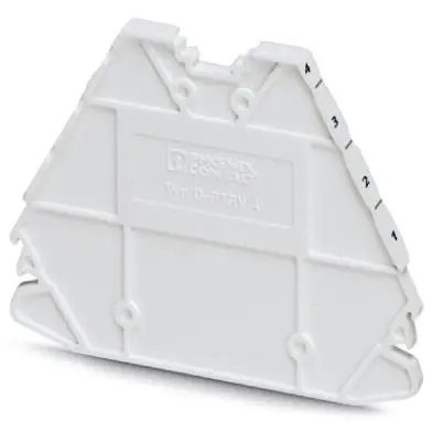 End cover for terminal block, 3270236 - 1