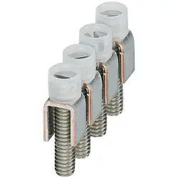Jumper, 4 pole for terminal block, 0200046