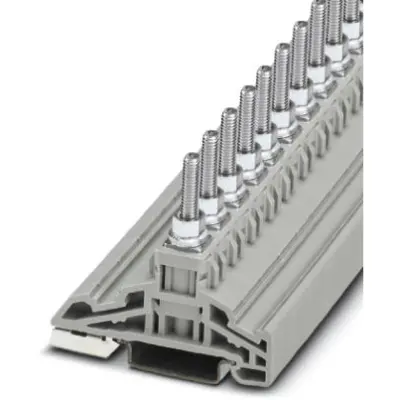 High current connector, bolt connection, 0.5-16 mm², 1 pole, 76 A, 8 kV, gray, 3049107 - 1