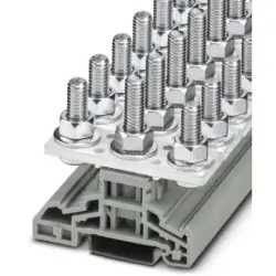 High current connector, bolt connection, 2.5-50 mm², 2 pole, 150 A, 8 kV, gray, 3049550