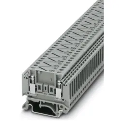 Thermoelectric voltage terminal block pair, screw connection, 0.2-4.0 mm², 2 pole, 1 A, gray, 3100075