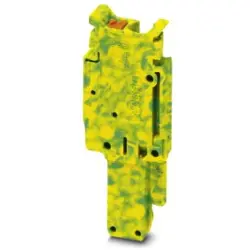 Plug, push-in connection, 0.14-4.0 mm², 1 pole, 24 A, 6 kV, yellow/green, 3211273